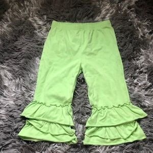 Lime Green Ruffles
